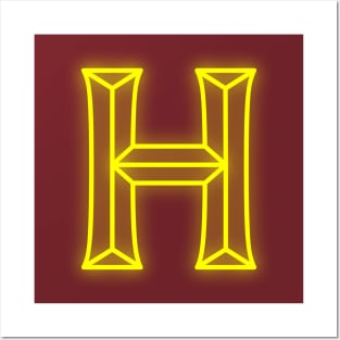 Letter H Letter Art Posters and Art